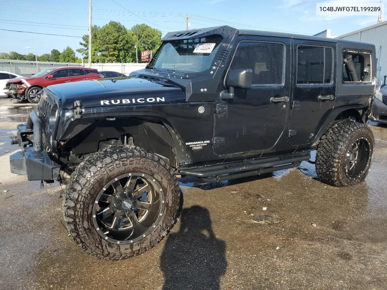 1C4BJWFG7EL199289 2014 Jeep Wrangler Unlimited Rubicon