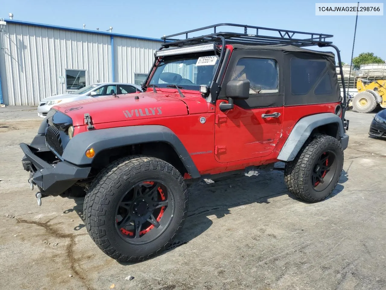 2014 Jeep Wrangler Sport VIN: 1C4AJWAG2EL298766 Lot: 67856814