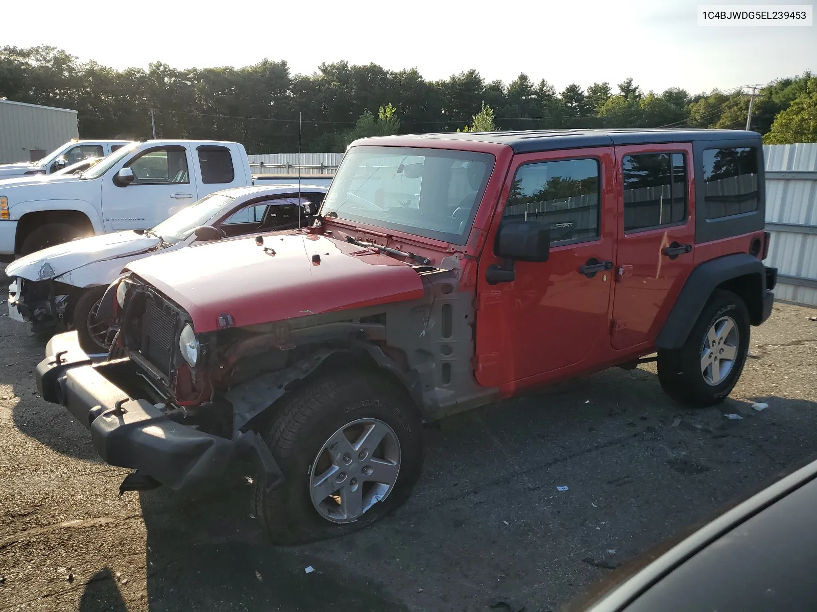 2014 Jeep Wrangler Unlimited Sport VIN: 1C4BJWDG5EL239453 Lot: 67912014