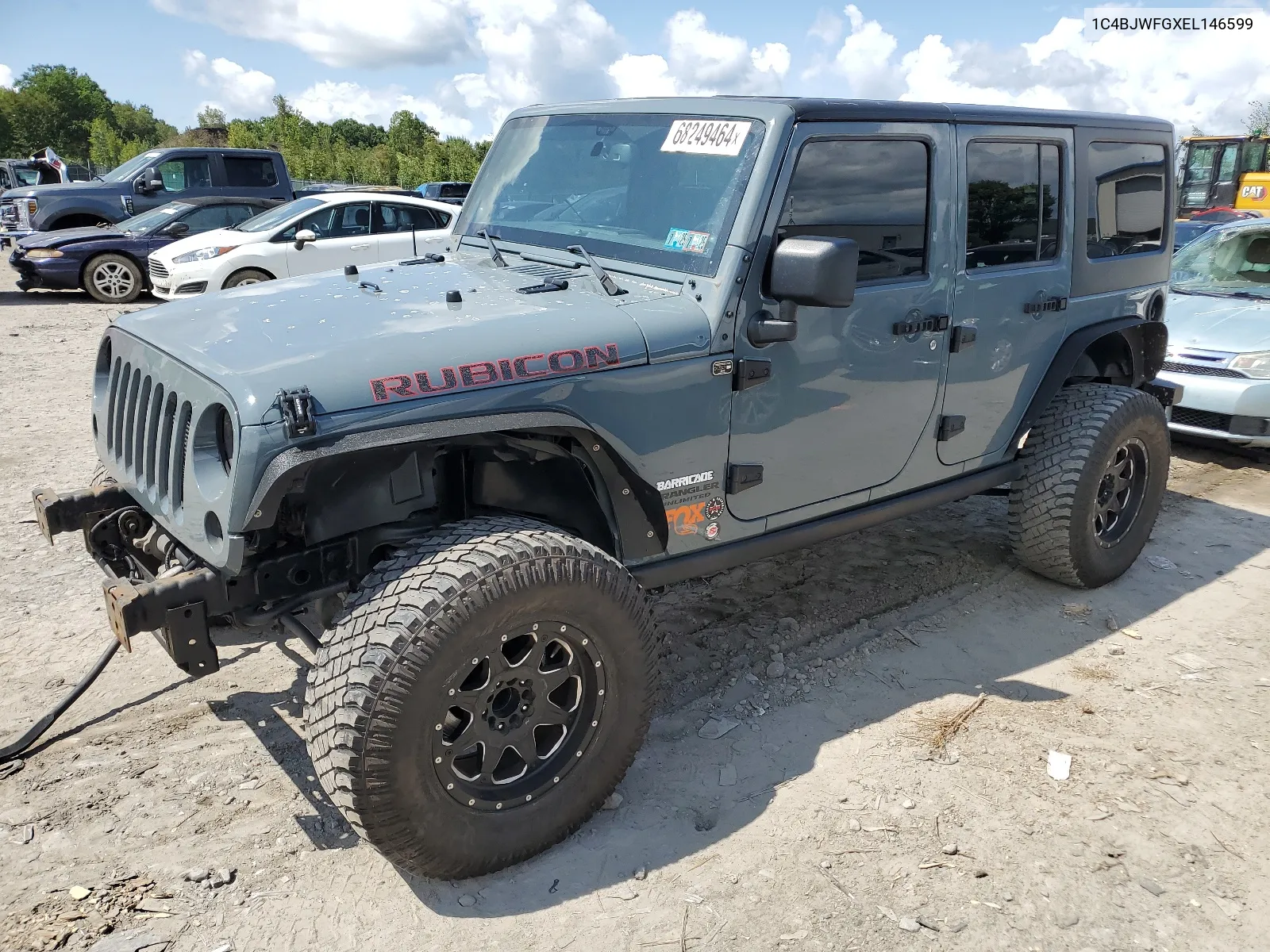 2014 Jeep Wrangler Unlimited Rubicon VIN: 1C4BJWFGXEL146599 Lot: 68249464