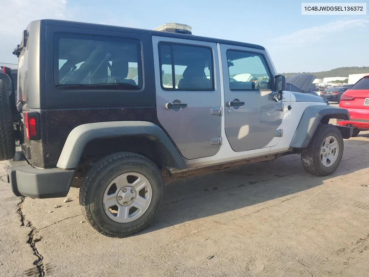 1C4BJWDG5EL136372 2014 Jeep Wrangler Unlimited Sport