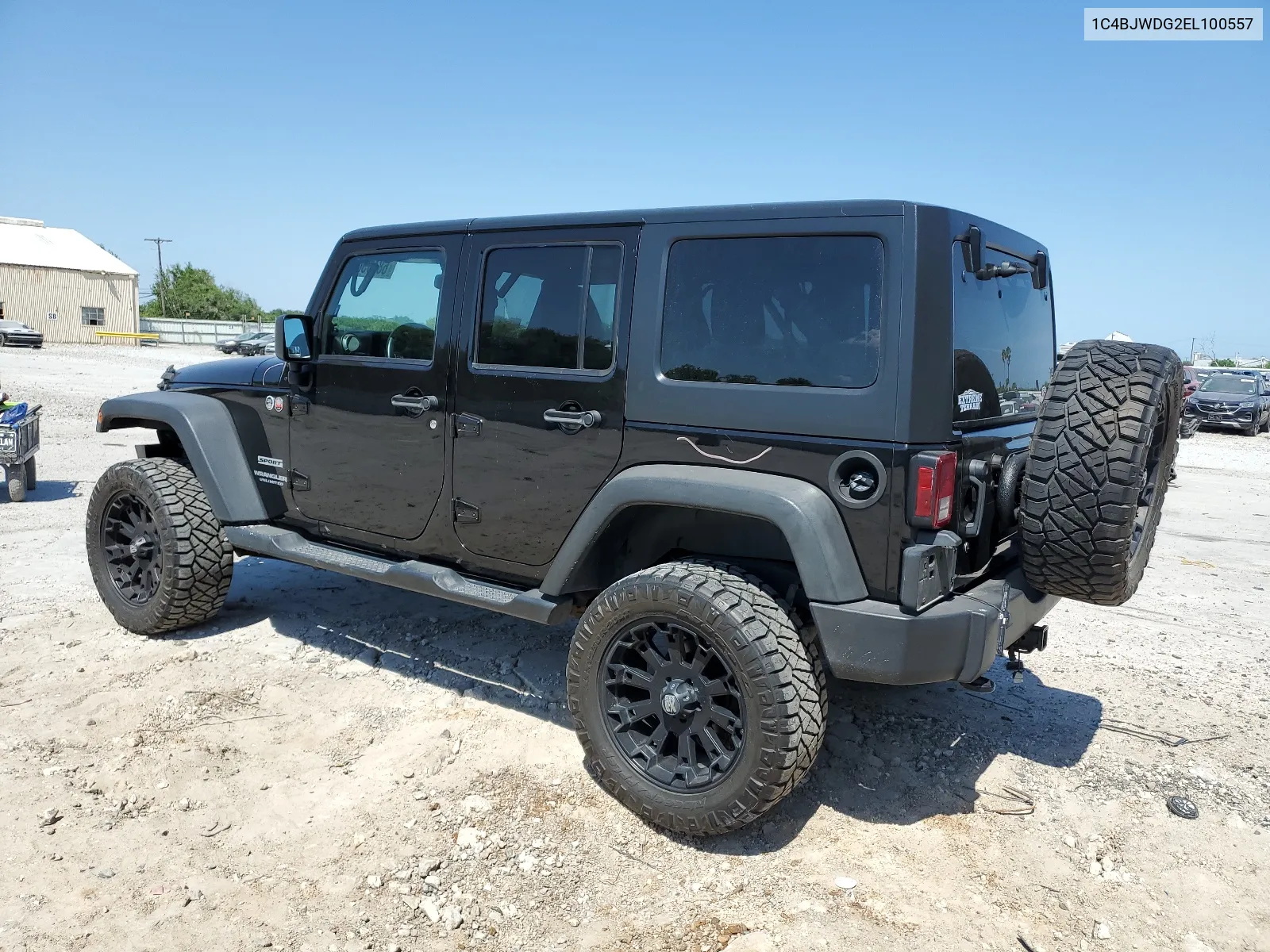 2014 Jeep Wrangler Unlimited Sport VIN: 1C4BJWDG2EL100557 Lot: 68405074