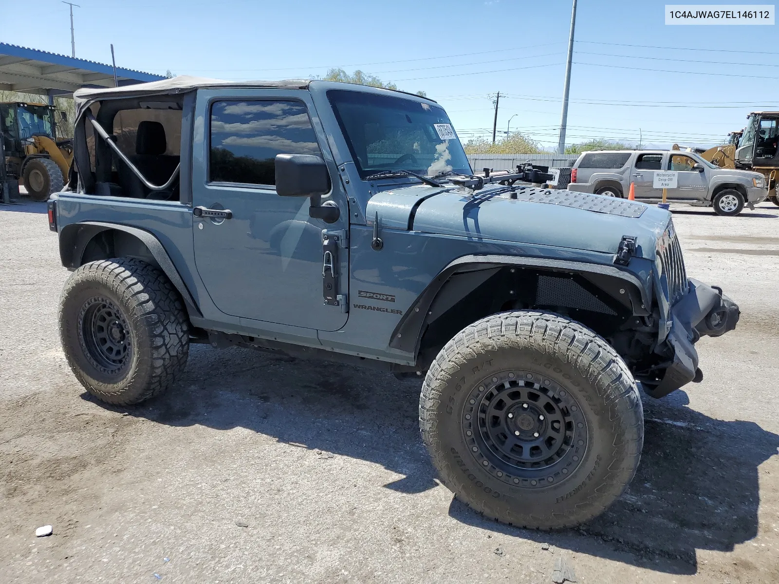 2014 Jeep Wrangler Sport VIN: 1C4AJWAG7EL146112 Lot: 68705434