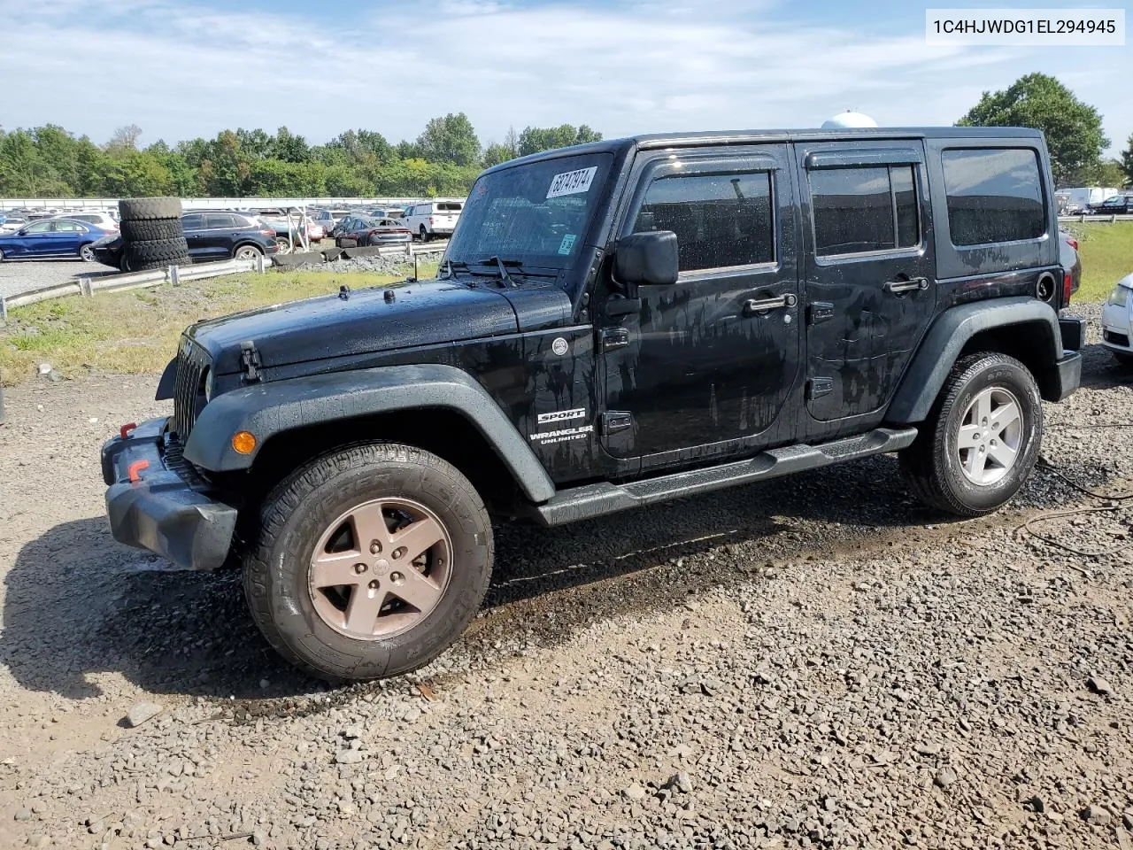 2014 Jeep Wrangler Unlimited Sport VIN: 1C4HJWDG1EL294945 Lot: 68747974