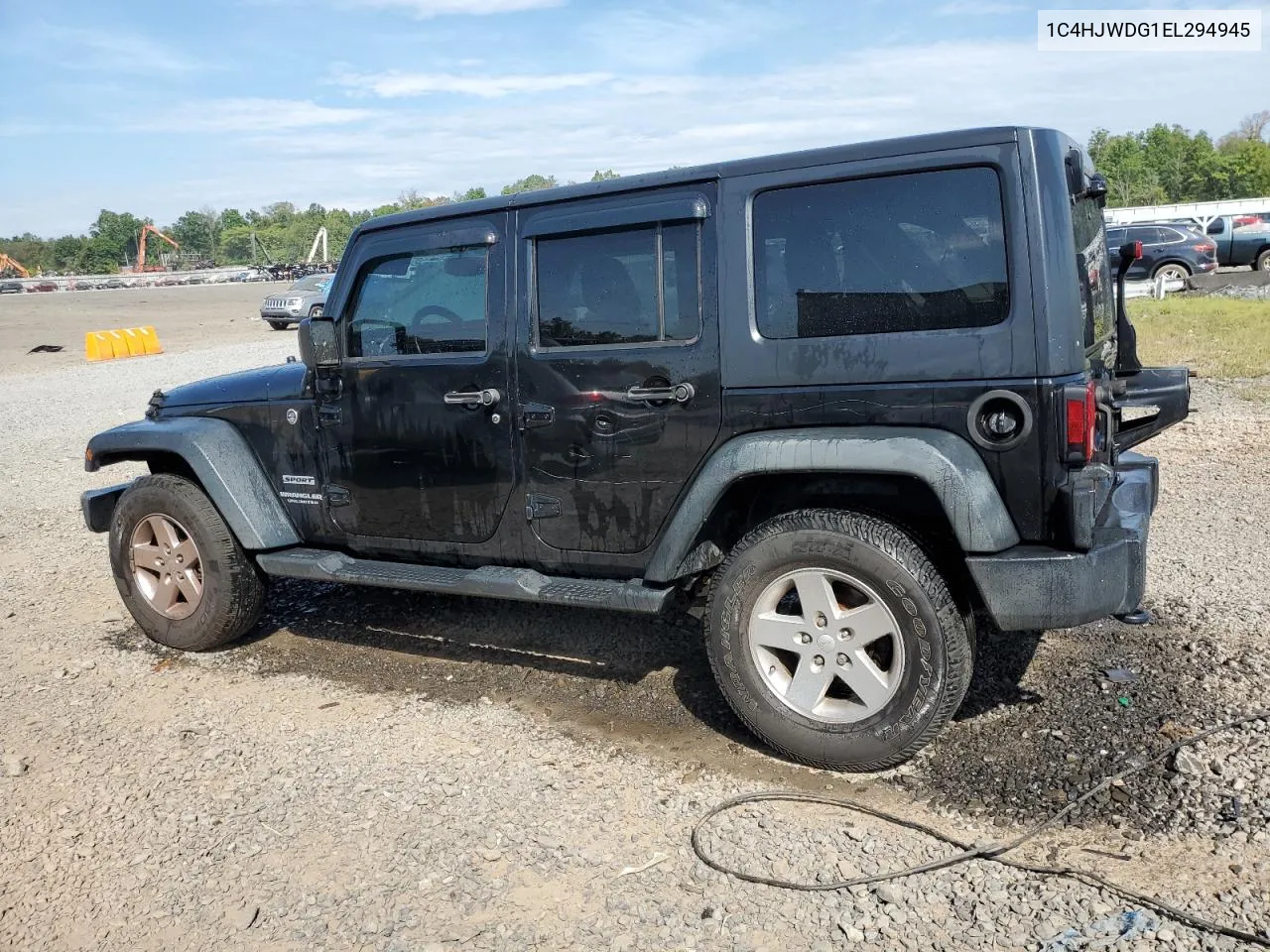 2014 Jeep Wrangler Unlimited Sport VIN: 1C4HJWDG1EL294945 Lot: 68747974