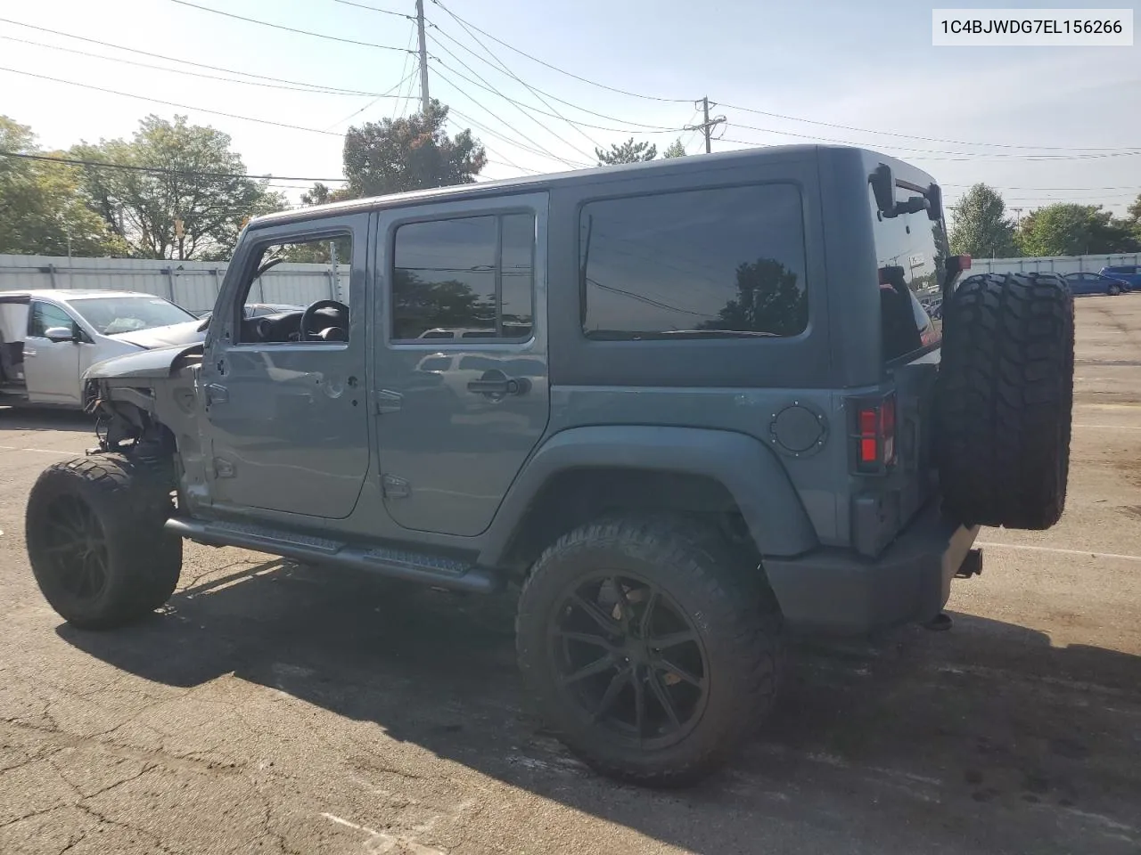 1C4BJWDG7EL156266 2014 Jeep Wrangler Unlimited Sport