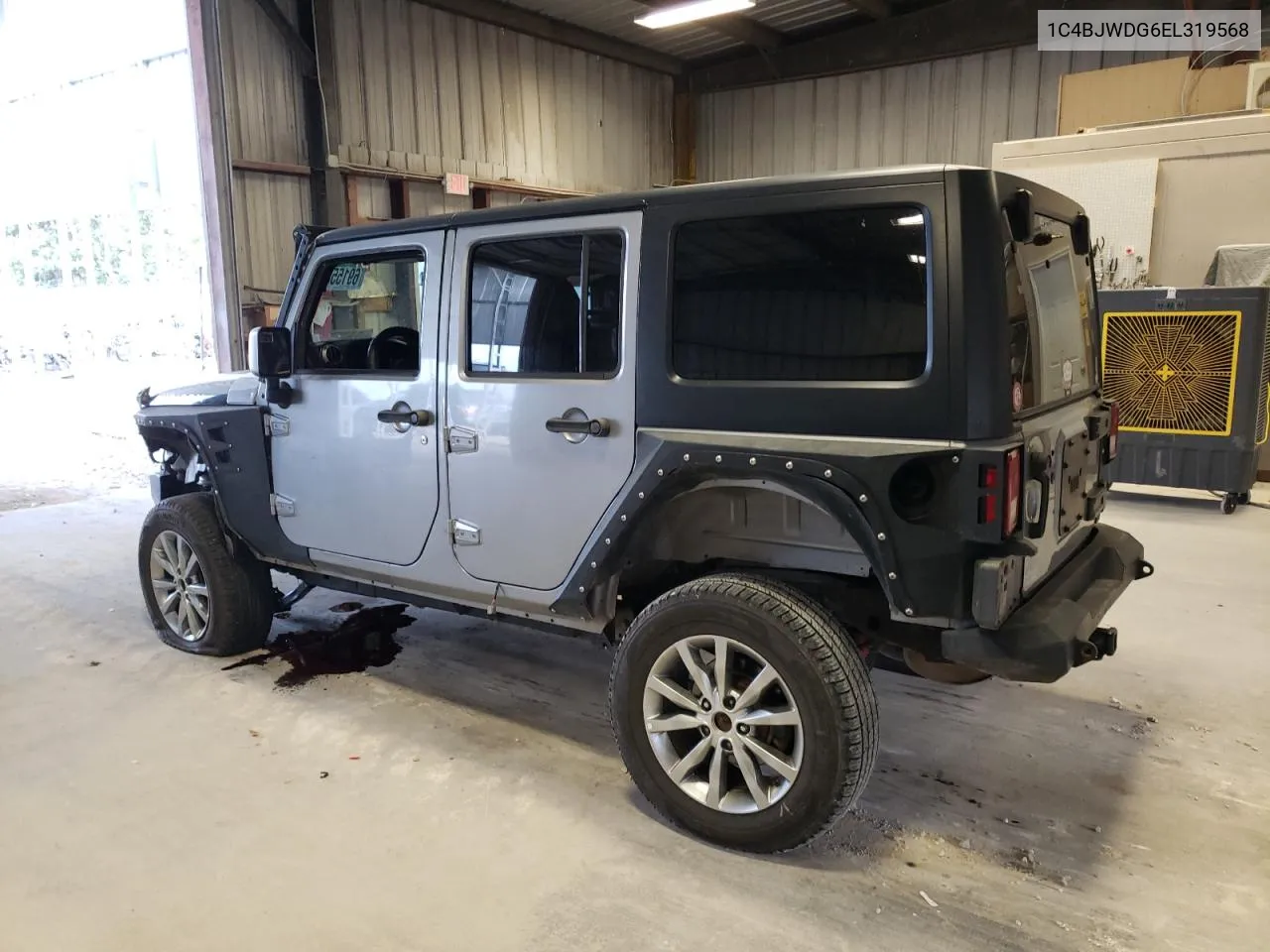 2014 Jeep Wrangler Unlimited Sport VIN: 1C4BJWDG6EL319568 Lot: 69155394