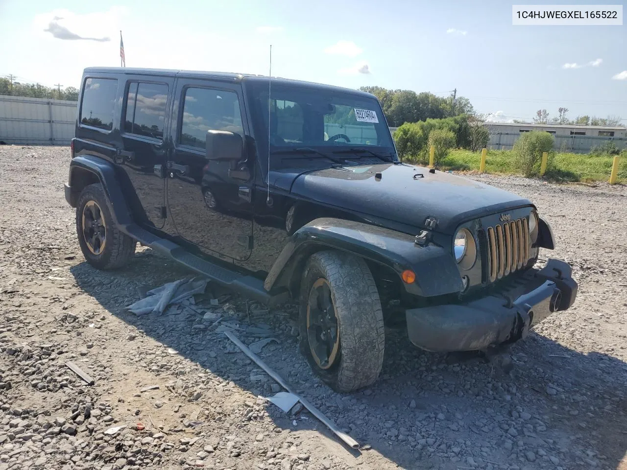 2014 Jeep Wrangler Unlimited Sahara VIN: 1C4HJWEGXEL165522 Lot: 69274604