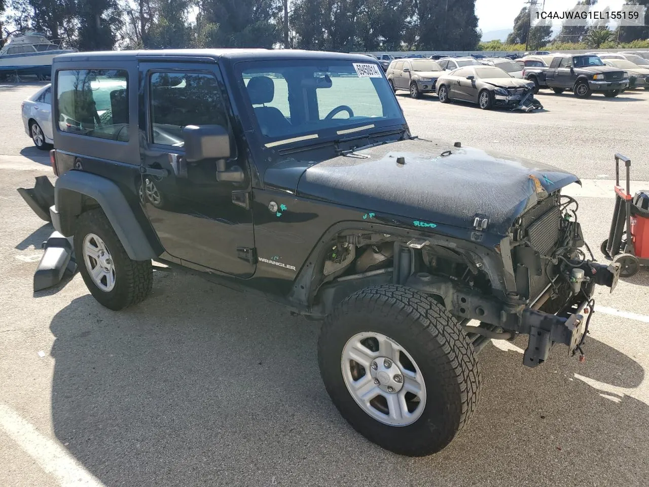 2014 Jeep Wrangler Sport VIN: 1C4AJWAG1EL155159 Lot: 69450914