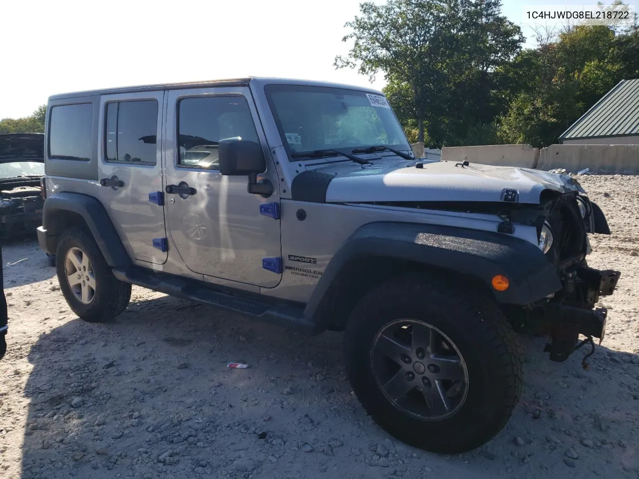 1C4HJWDG8EL218722 2014 Jeep Wrangler Unlimited Sport