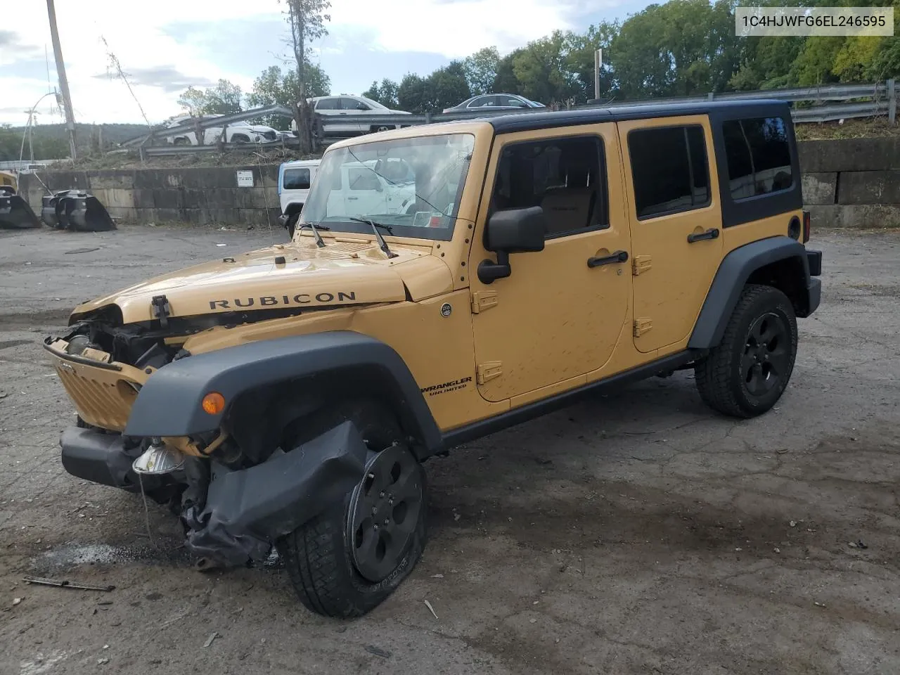 1C4HJWFG6EL246595 2014 Jeep Wrangler Unlimited Rubicon