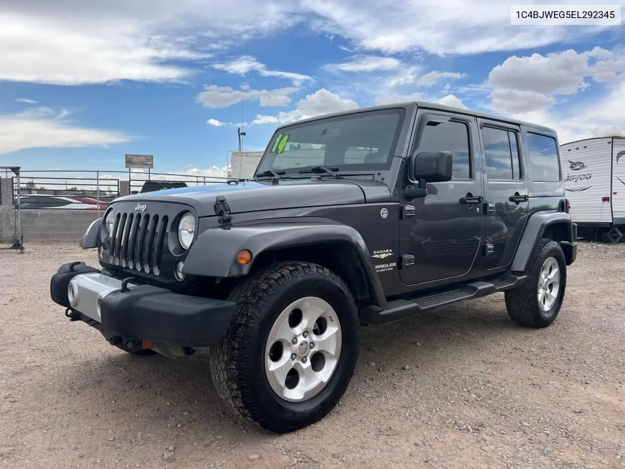 2014 Jeep Wrangler Unlimited Sahara VIN: 1C4BJWEG5EL292345 Lot: 69728804