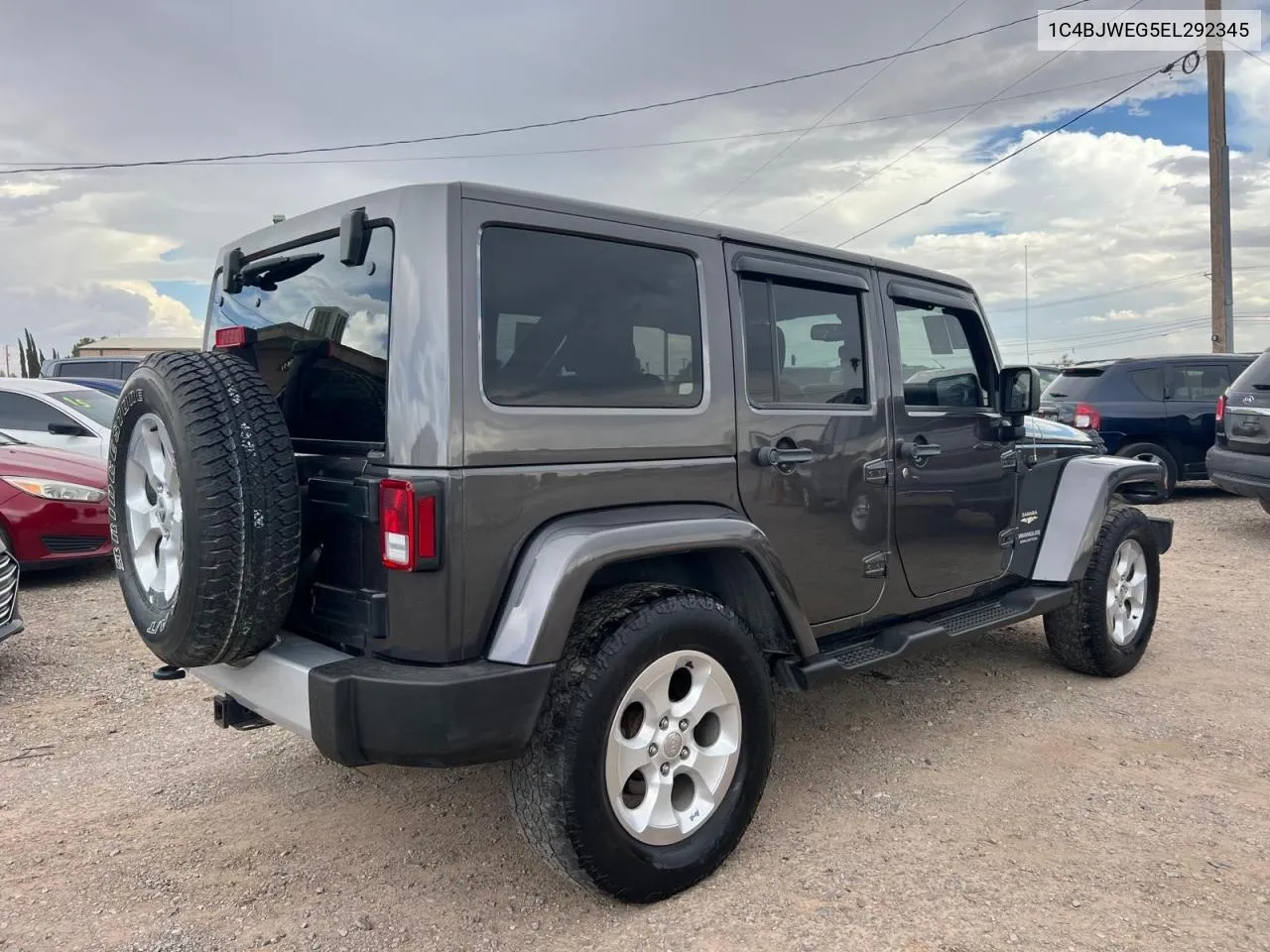 2014 Jeep Wrangler Unlimited Sahara VIN: 1C4BJWEG5EL292345 Lot: 69728804