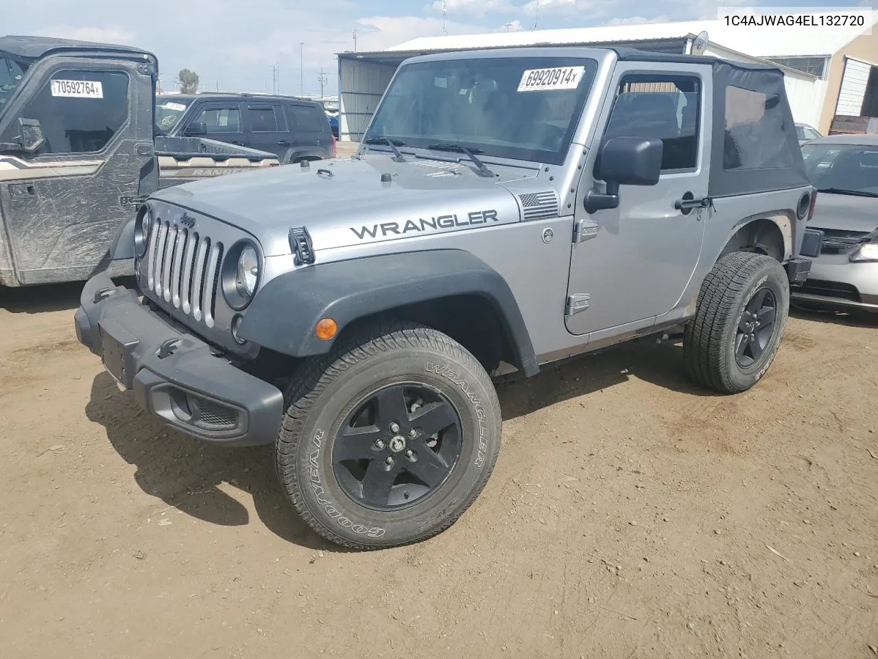 1C4AJWAG4EL132720 2014 Jeep Wrangler Sport