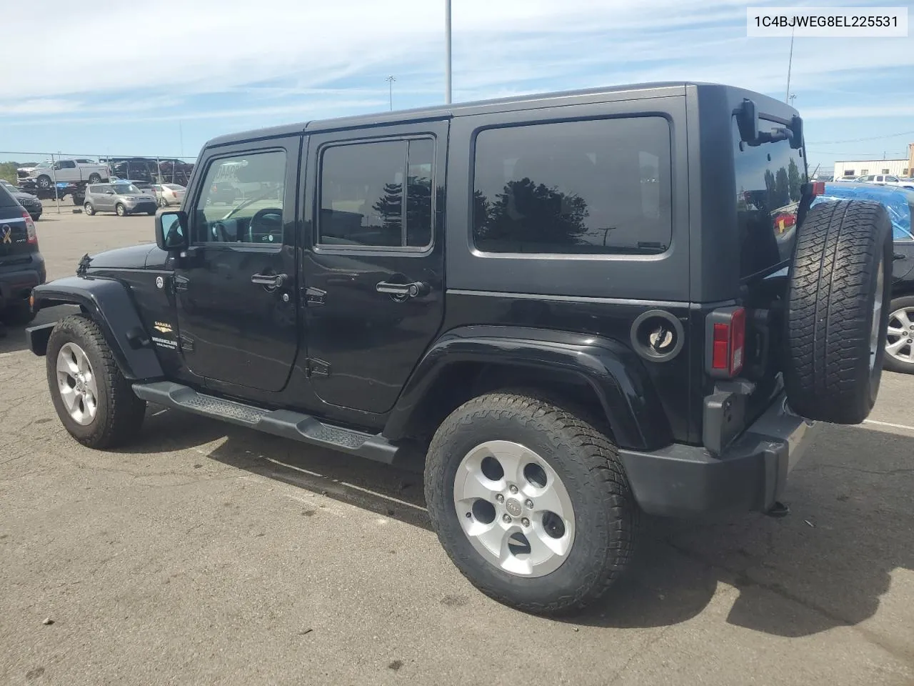 2014 Jeep Wrangler Unlimited Sahara VIN: 1C4BJWEG8EL225531 Lot: 69944034