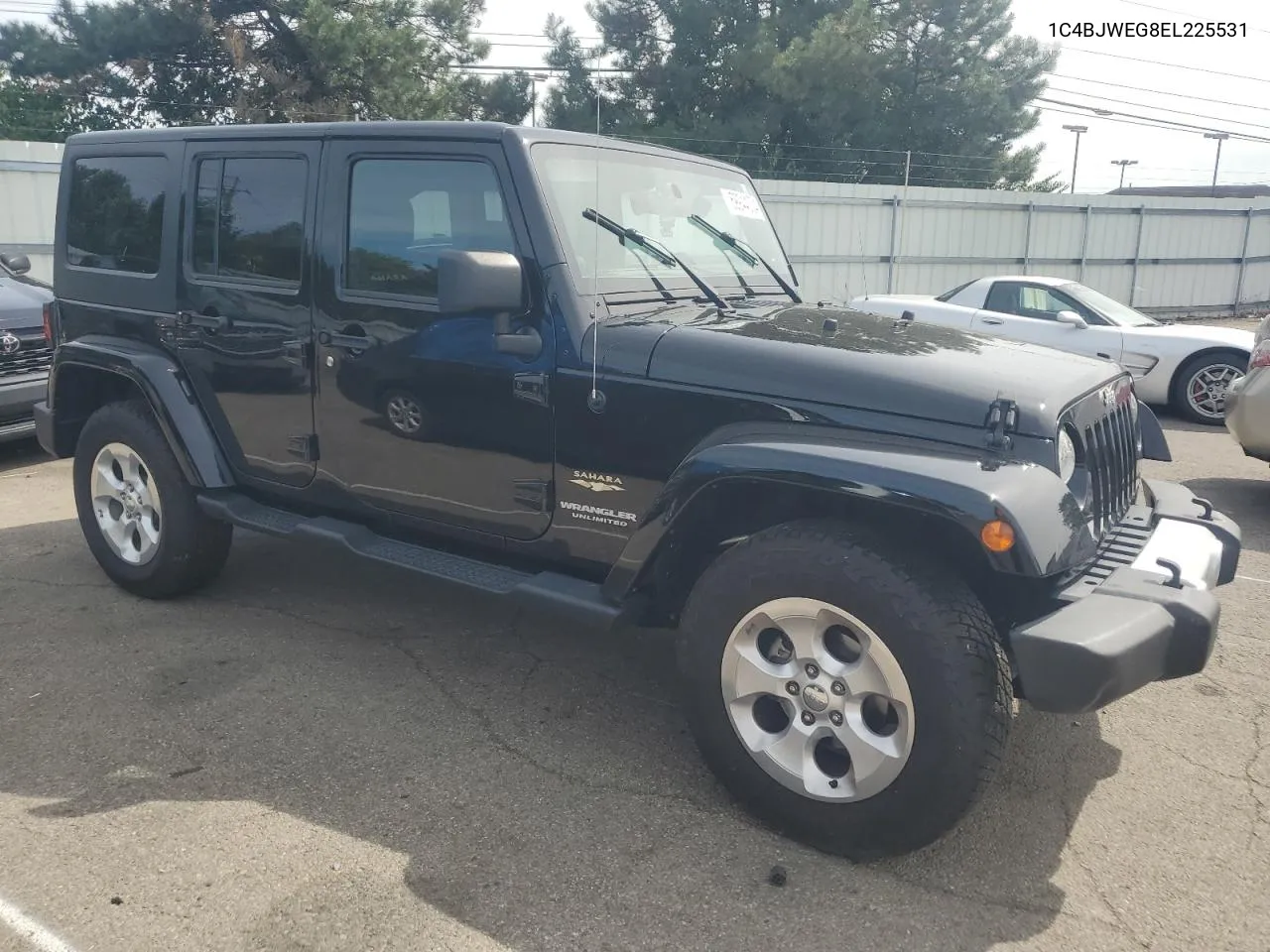 2014 Jeep Wrangler Unlimited Sahara VIN: 1C4BJWEG8EL225531 Lot: 69944034