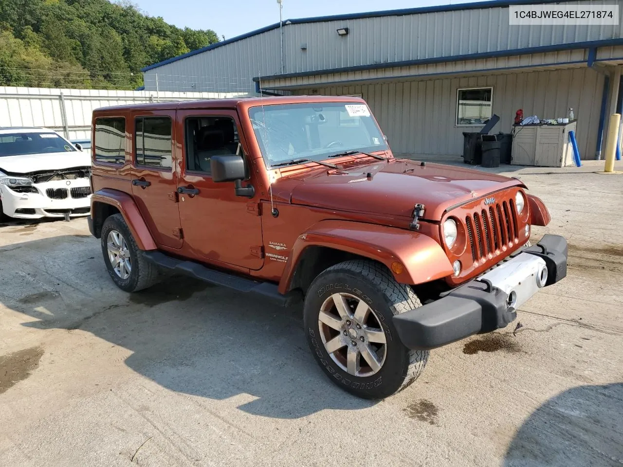 1C4BJWEG4EL271874 2014 Jeep Wrangler Unlimited Sahara