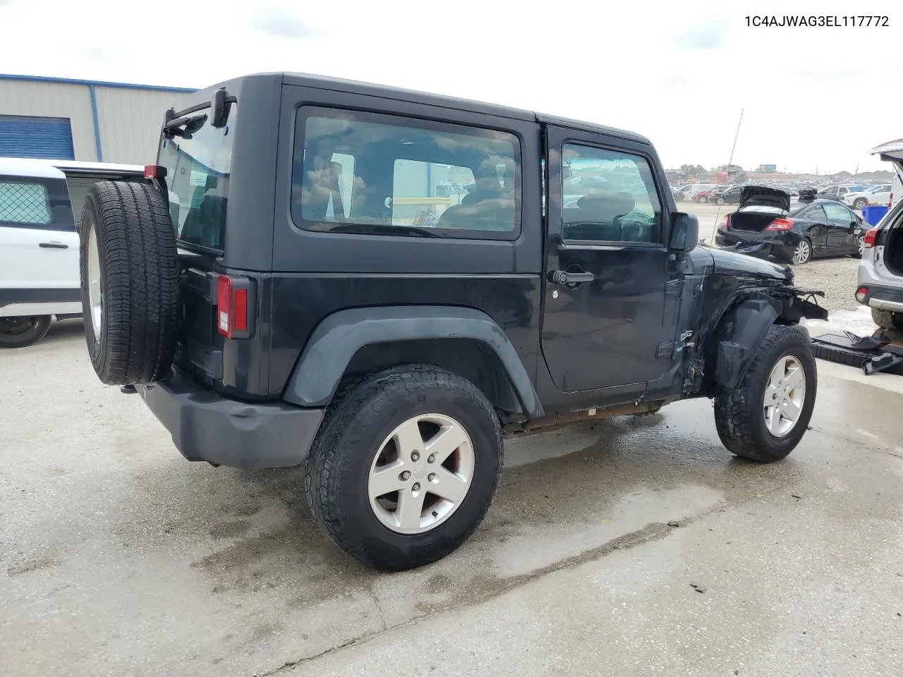 2014 Jeep Wrangler Sport VIN: 1C4AJWAG3EL117772 Lot: 70575824