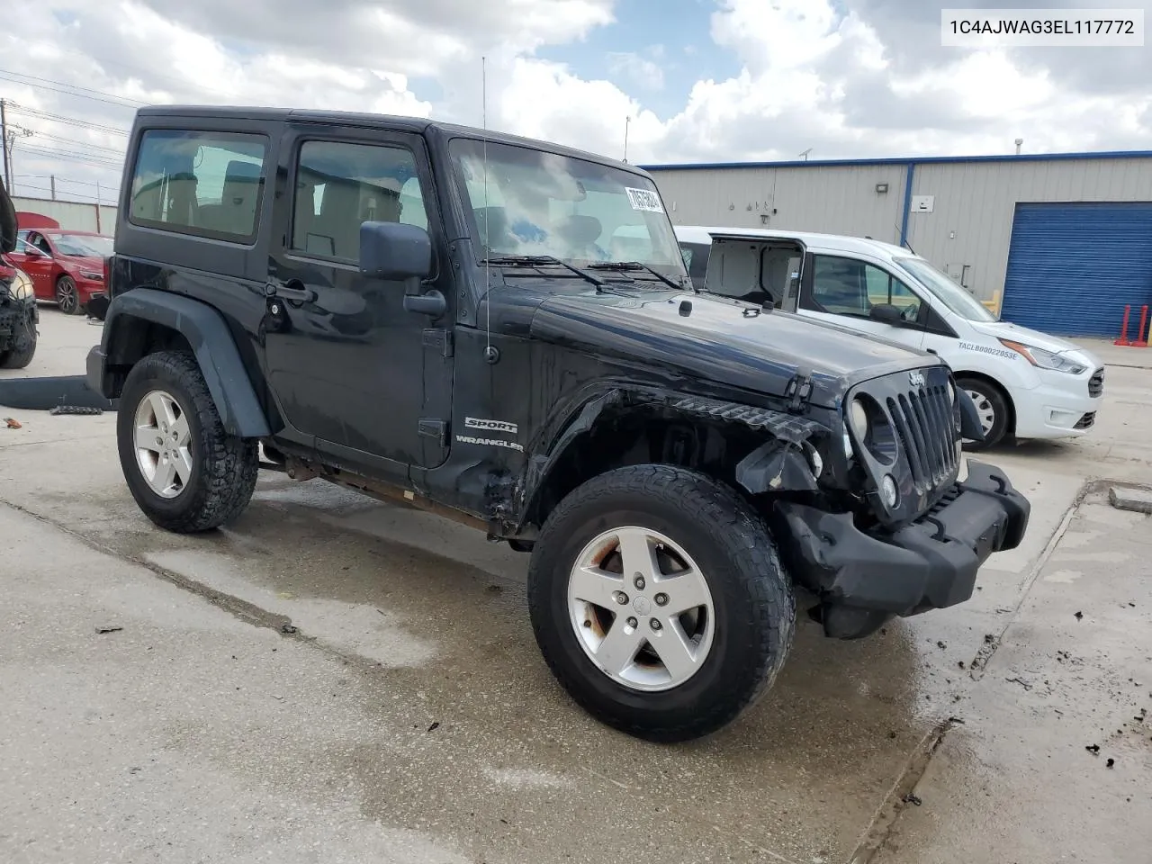 2014 Jeep Wrangler Sport VIN: 1C4AJWAG3EL117772 Lot: 70575824