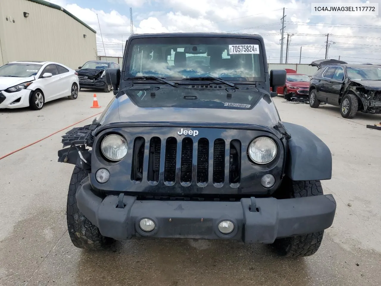 1C4AJWAG3EL117772 2014 Jeep Wrangler Sport