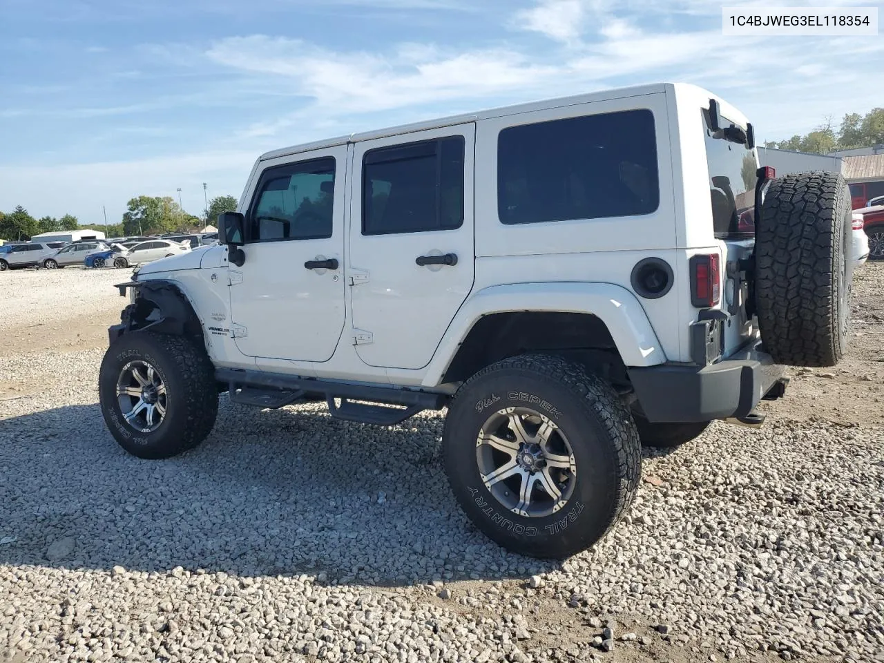 1C4BJWEG3EL118354 2014 Jeep Wrangler Unlimited Sahara