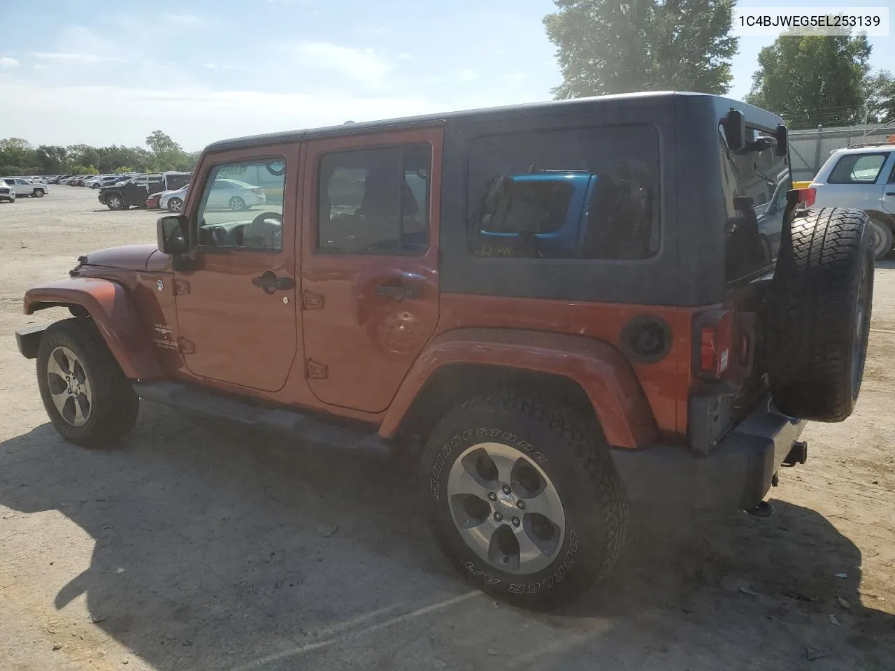 2014 Jeep Wrangler Unlimited Sahara VIN: 1C4BJWEG5EL253139 Lot: 71125284