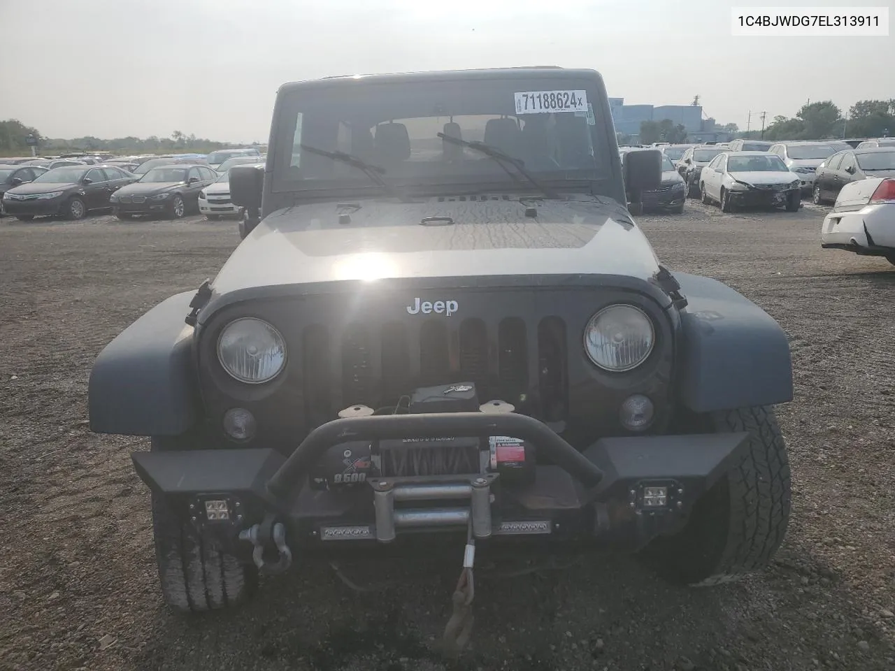 2014 Jeep Wrangler Unlimited Sport VIN: 1C4BJWDG7EL313911 Lot: 71188624