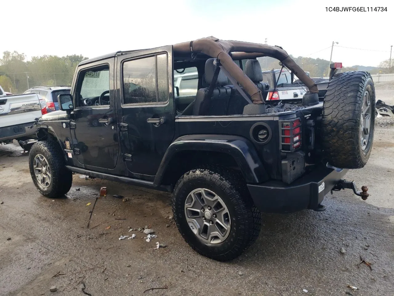 1C4BJWFG6EL114734 2014 Jeep Wrangler Unlimited Rubicon