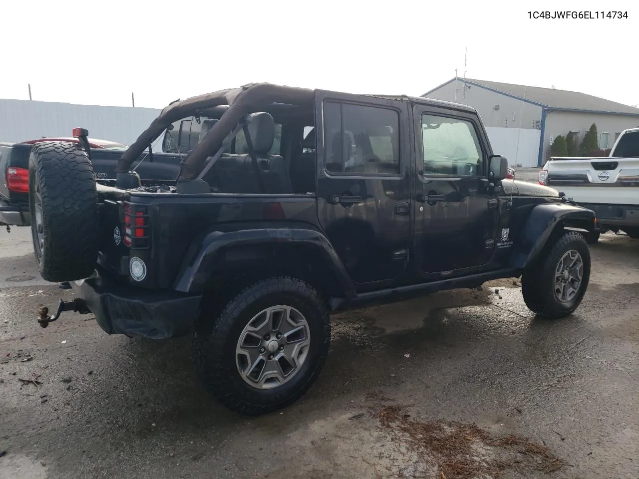 1C4BJWFG6EL114734 2014 Jeep Wrangler Unlimited Rubicon