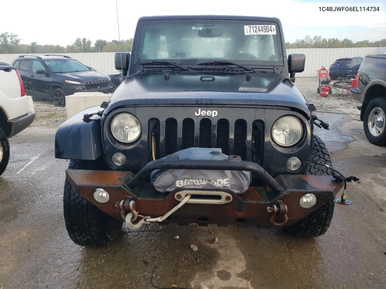 2014 Jeep Wrangler Unlimited Rubicon VIN: 1C4BJWFG6EL114734 Lot: 71244904