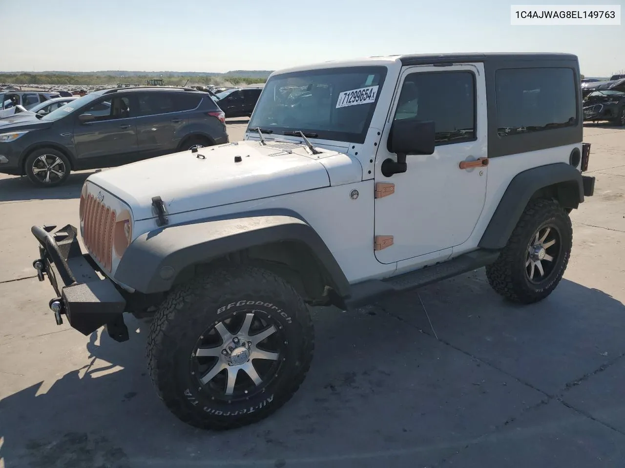 2014 Jeep Wrangler Sport VIN: 1C4AJWAG8EL149763 Lot: 71299654