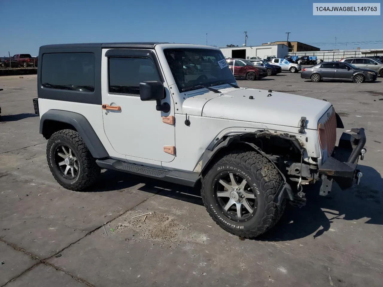 2014 Jeep Wrangler Sport VIN: 1C4AJWAG8EL149763 Lot: 71299654