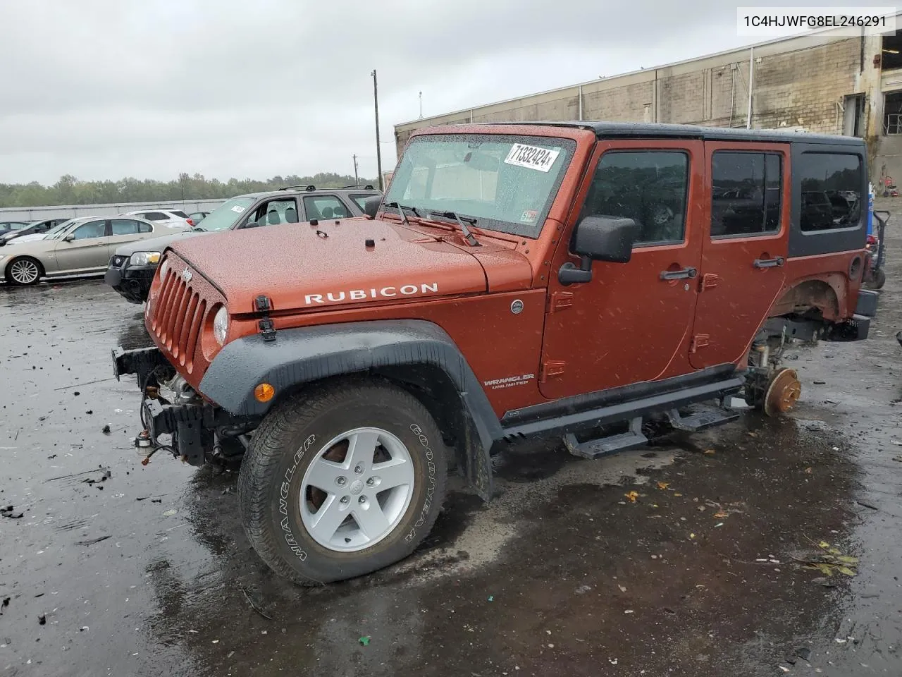 2014 Jeep Wrangler Unlimited Rubicon VIN: 1C4HJWFG8EL246291 Lot: 71332424