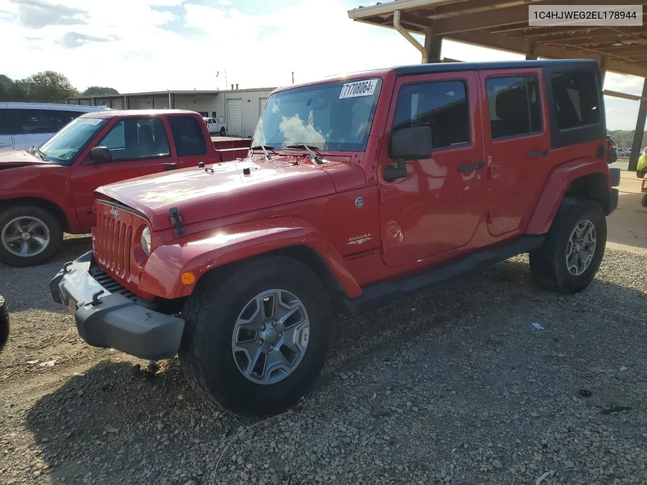 2014 Jeep Wrangler Unlimited Sahara VIN: 1C4HJWEG2EL178944 Lot: 71708064