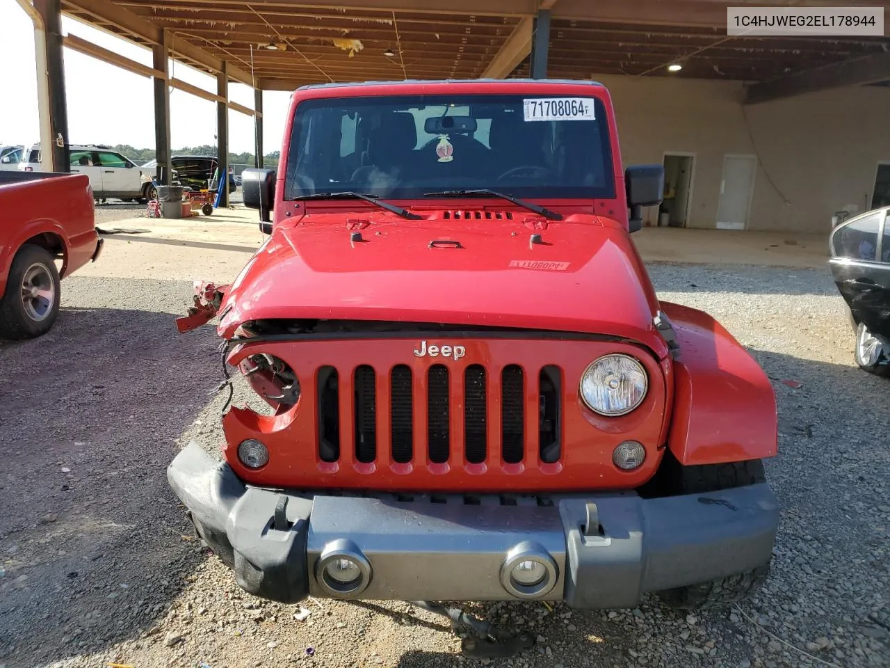 2014 Jeep Wrangler Unlimited Sahara VIN: 1C4HJWEG2EL178944 Lot: 71708064