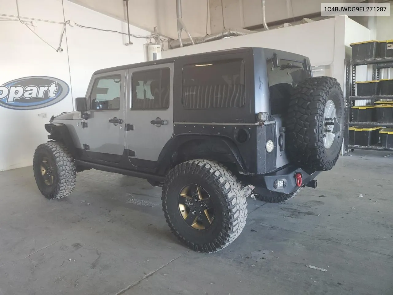 2014 Jeep Wrangler Unlimited Sport VIN: 1C4BJWDG9EL271287 Lot: 71764234