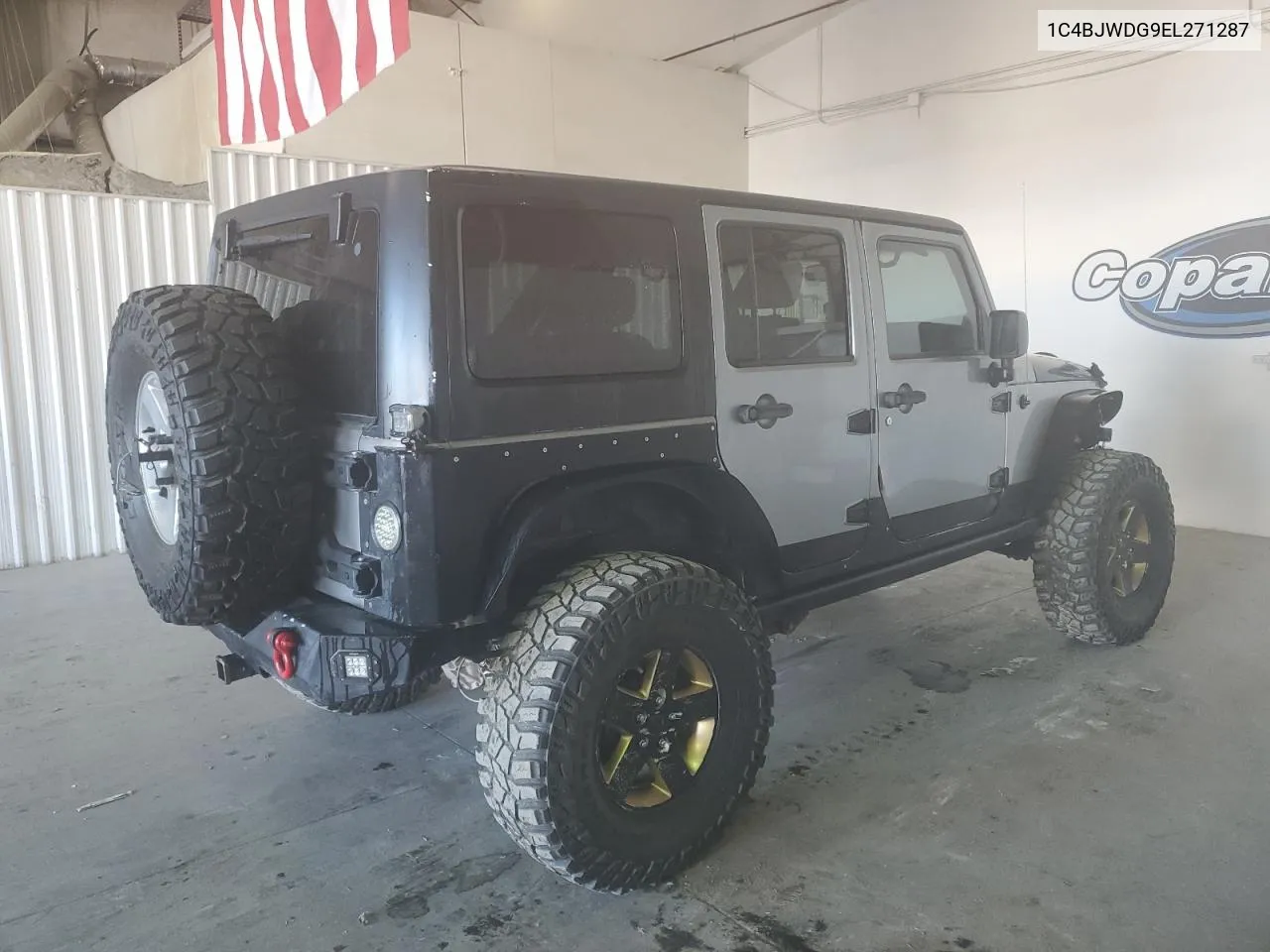 2014 Jeep Wrangler Unlimited Sport VIN: 1C4BJWDG9EL271287 Lot: 71764234