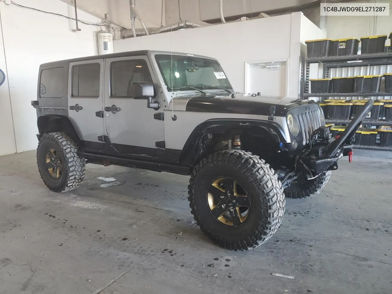 2014 Jeep Wrangler Unlimited Sport VIN: 1C4BJWDG9EL271287 Lot: 71764234