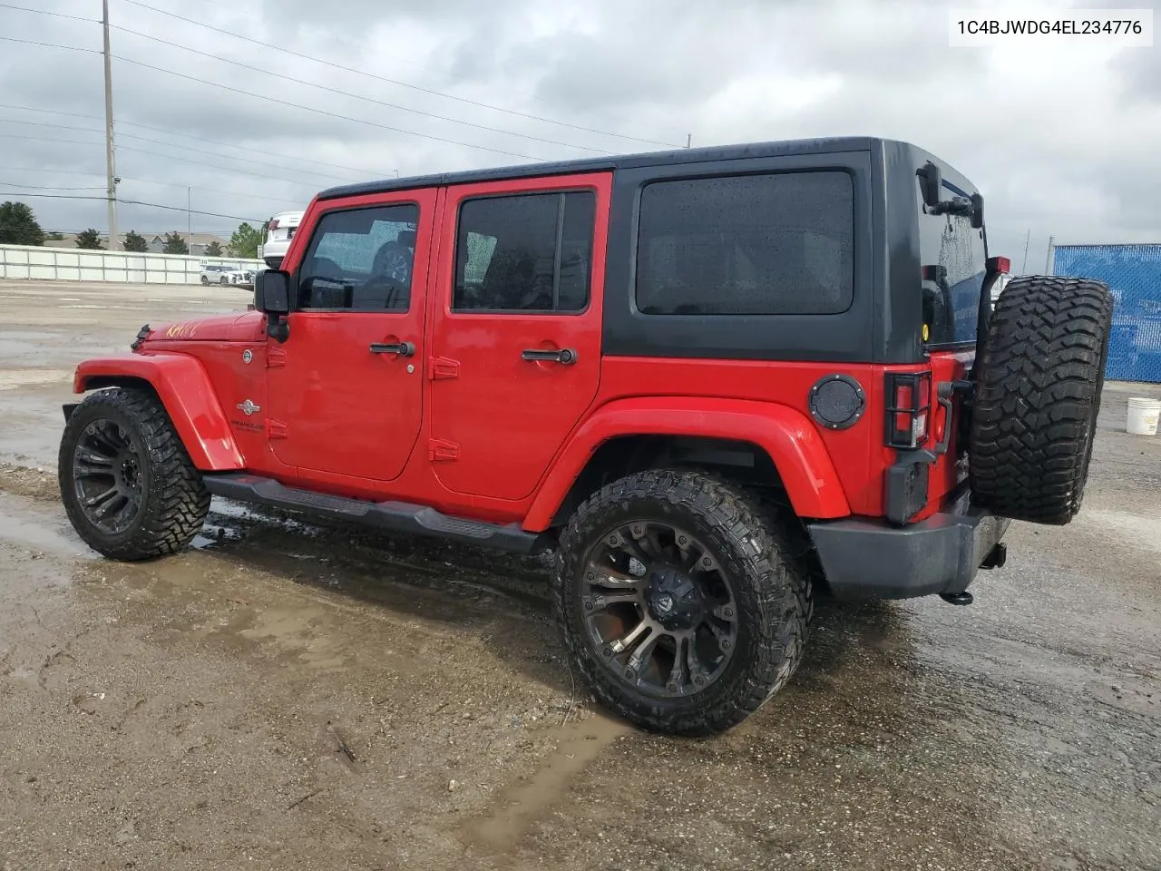 1C4BJWDG4EL234776 2014 Jeep Wrangler Unlimited Sport