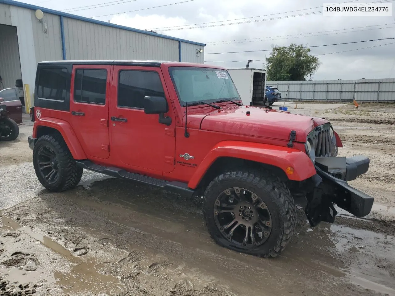 2014 Jeep Wrangler Unlimited Sport VIN: 1C4BJWDG4EL234776 Lot: 71809134