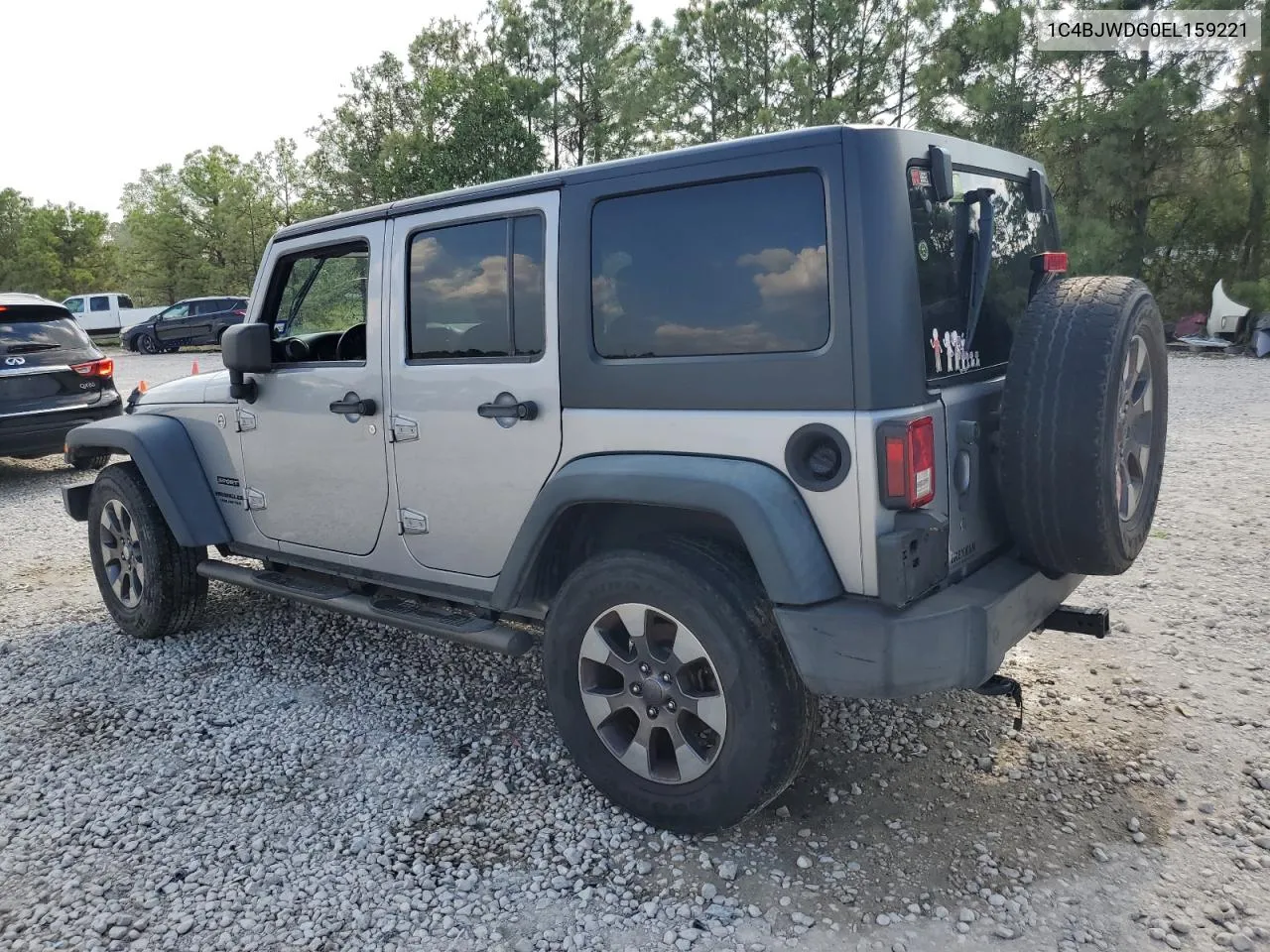 2014 Jeep Wrangler Unlimited Sport VIN: 1C4BJWDG0EL159221 Lot: 71887364