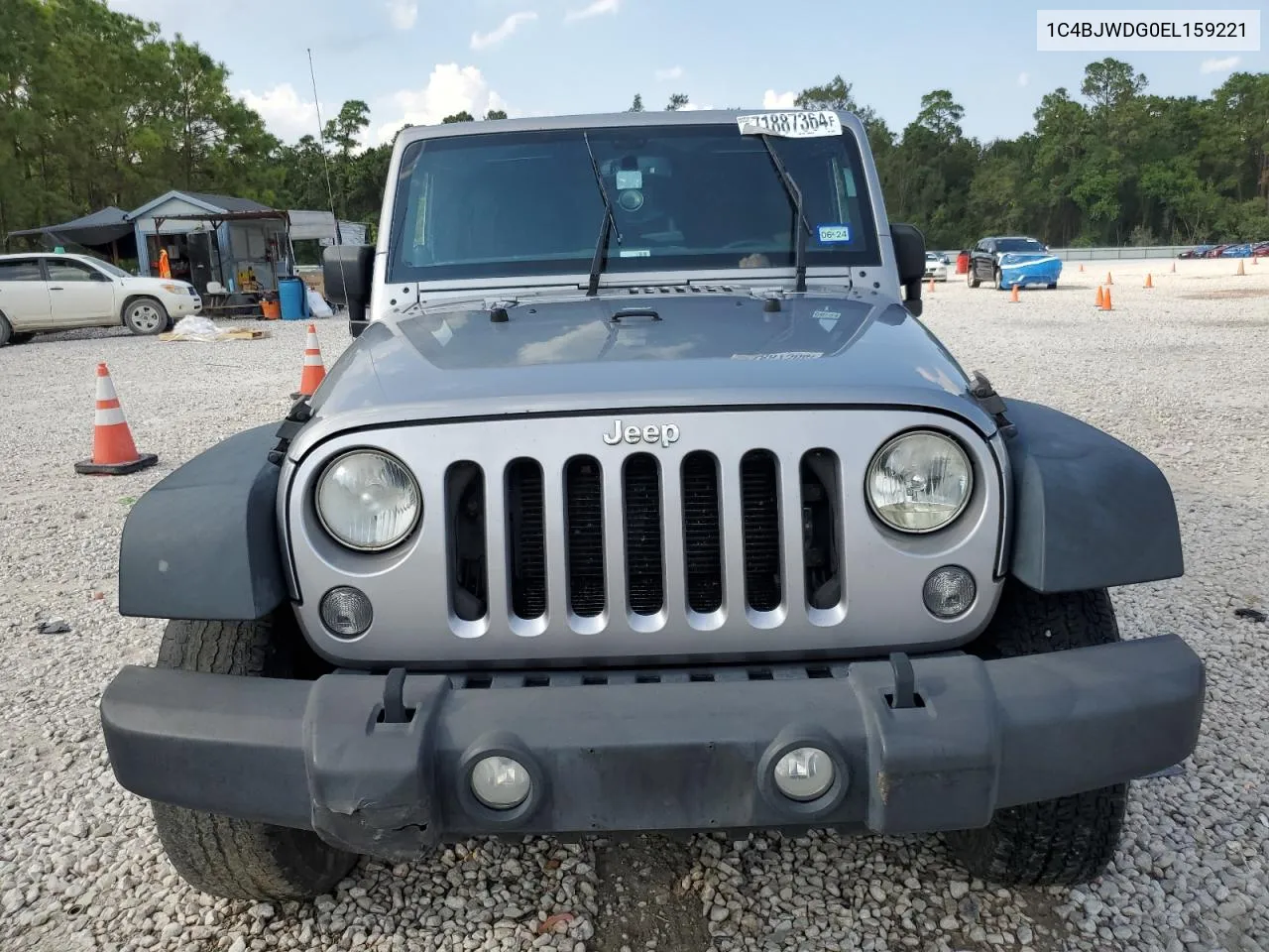 2014 Jeep Wrangler Unlimited Sport VIN: 1C4BJWDG0EL159221 Lot: 71887364