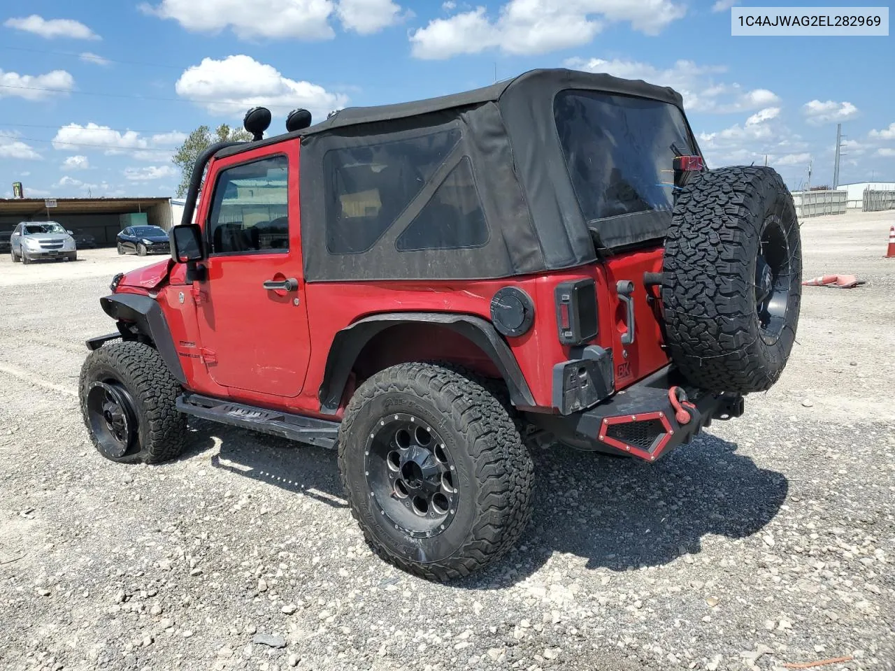 2014 Jeep Wrangler Sport VIN: 1C4AJWAG2EL282969 Lot: 71946164