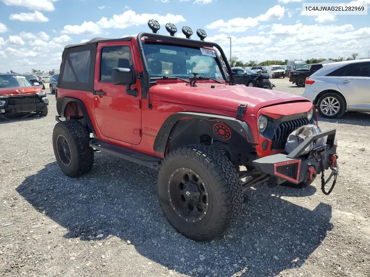 1C4AJWAG2EL282969 2014 Jeep Wrangler Sport