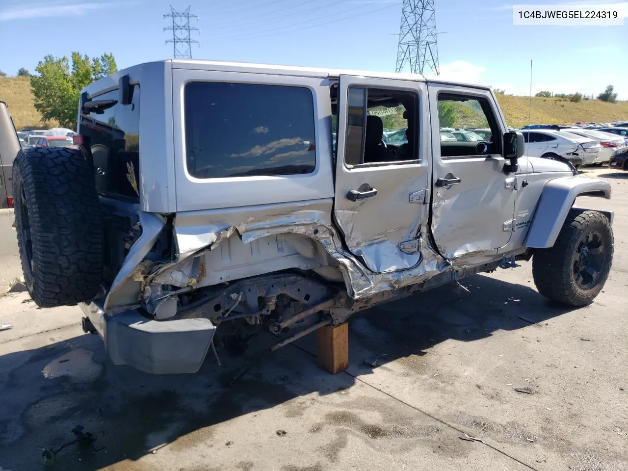 2014 Jeep Wrangler Unlimited Sahara VIN: 1C4BJWEG5EL224319 Lot: 71999154