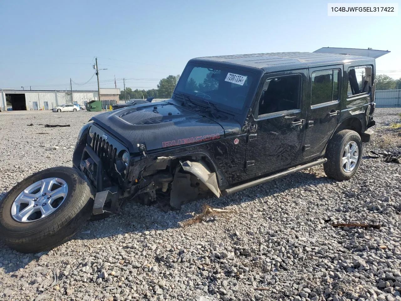 2014 Jeep Wrangler Unlimited Rubicon VIN: 1C4BJWFG5EL317422 Lot: 72061354