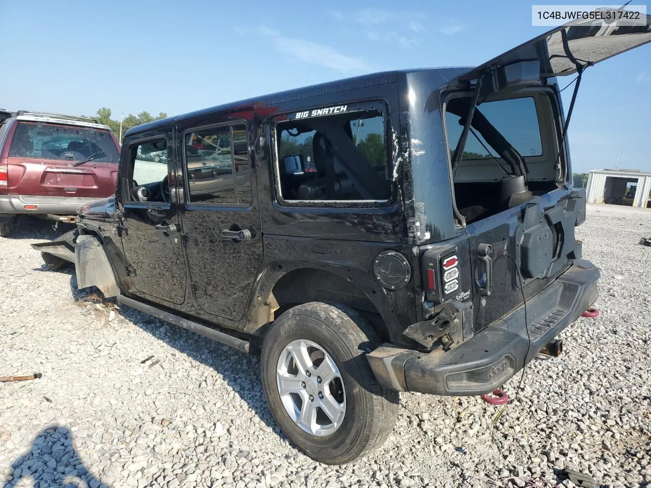 2014 Jeep Wrangler Unlimited Rubicon VIN: 1C4BJWFG5EL317422 Lot: 72061354