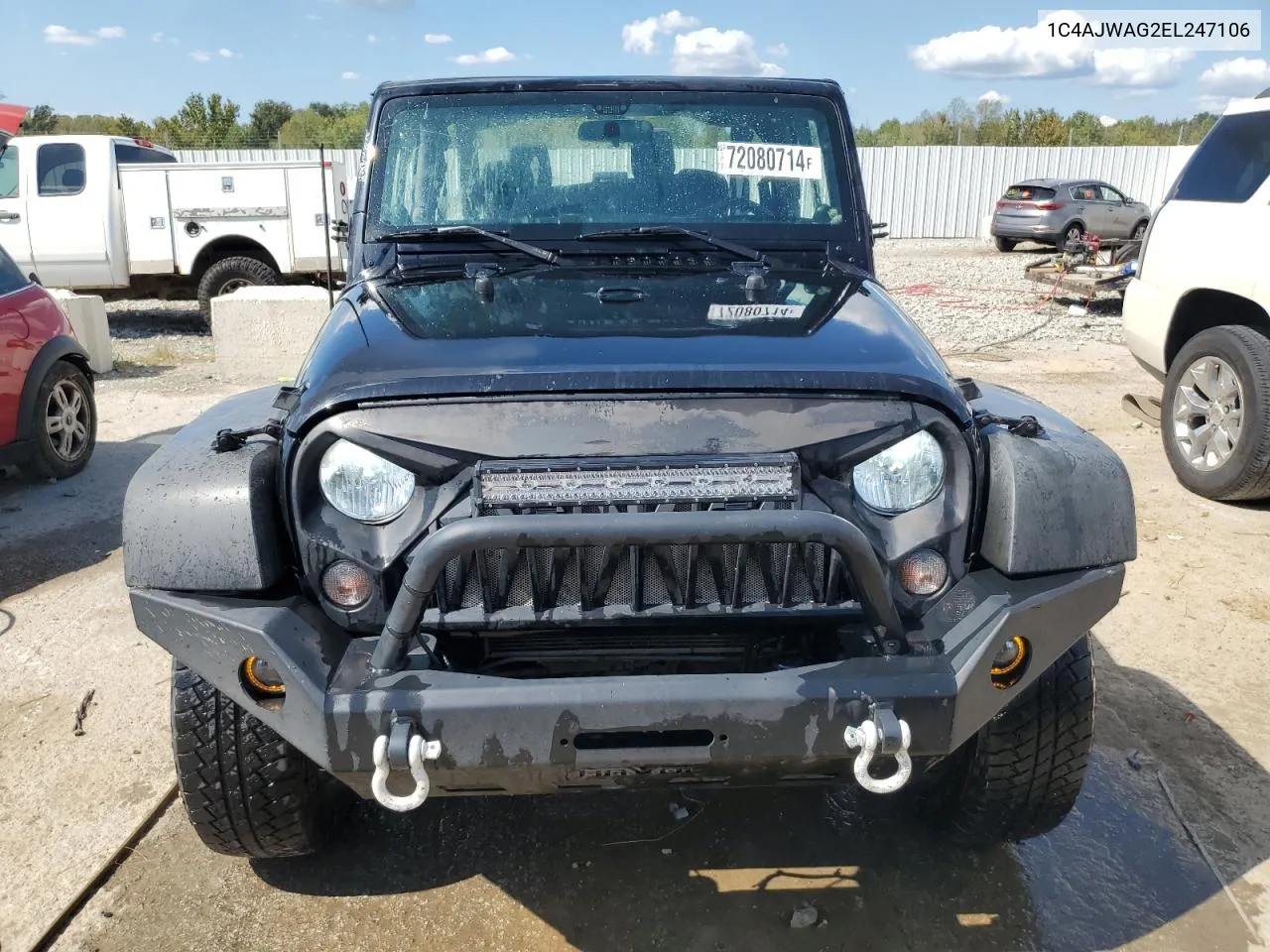 2014 Jeep Wrangler Sport VIN: 1C4AJWAG2EL247106 Lot: 72080714