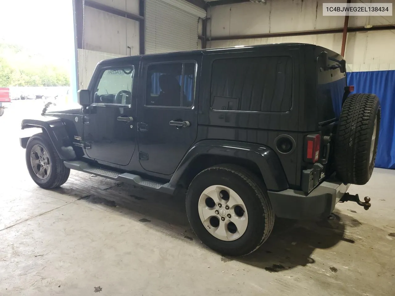 1C4BJWEG2EL138434 2014 Jeep Wrangler Unlimited Sahara