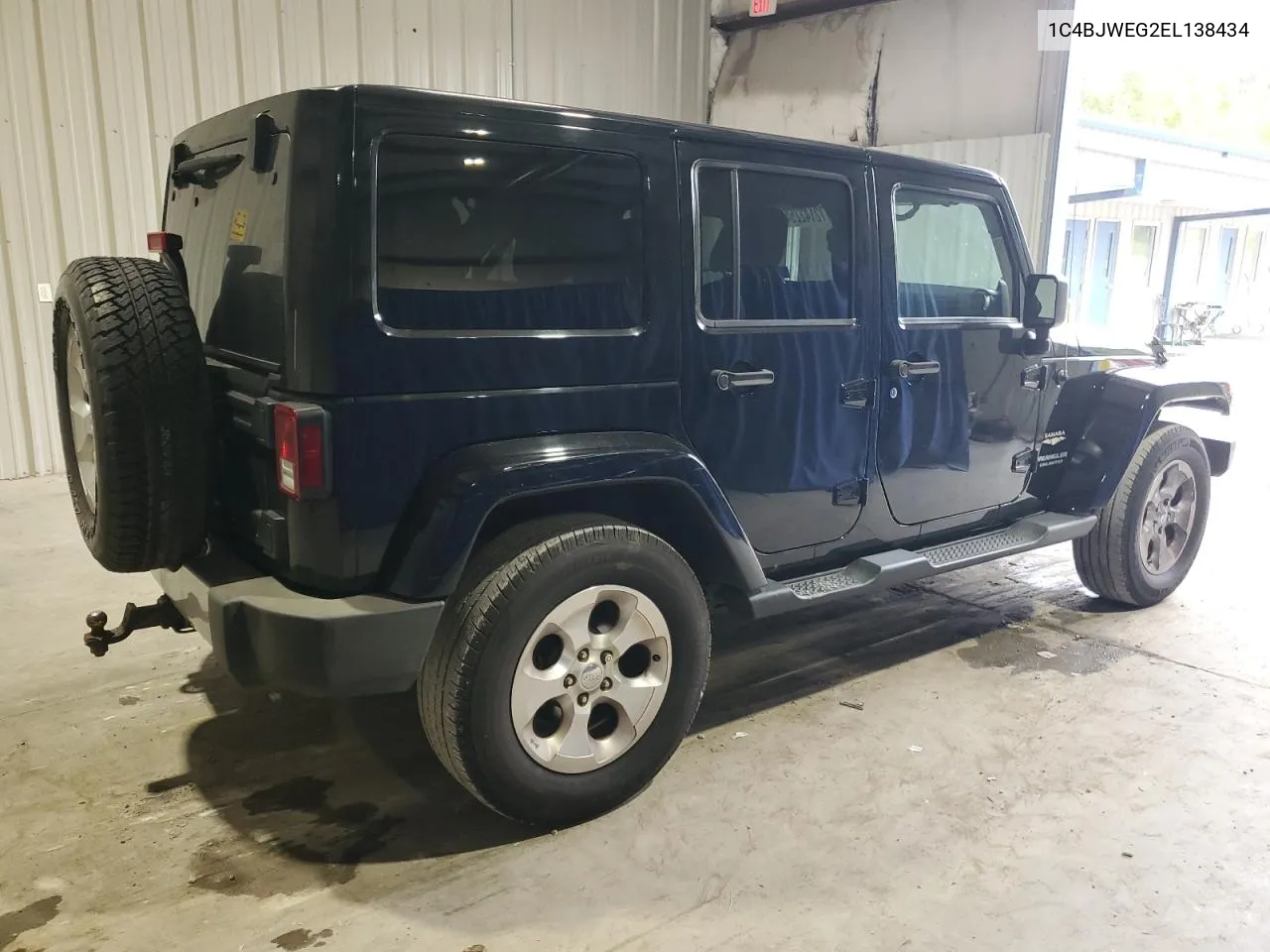 2014 Jeep Wrangler Unlimited Sahara VIN: 1C4BJWEG2EL138434 Lot: 72142254